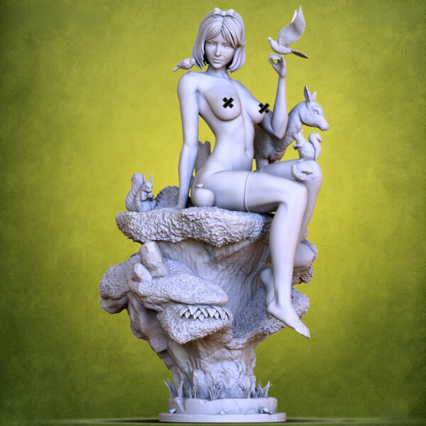 Blanche Neige – Sculpture Fan Art Érotique en Résine N°01