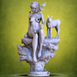 Blanche Neige – Sculpture Fan Art Érotique en Résine N°01