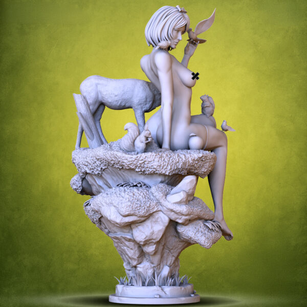 Blanche Neige – Sculpture Fan Art Érotique en Résine N°01