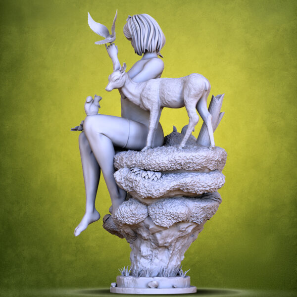 Blanche Neige – Sculpture Fan Art Érotique en Résine N°01