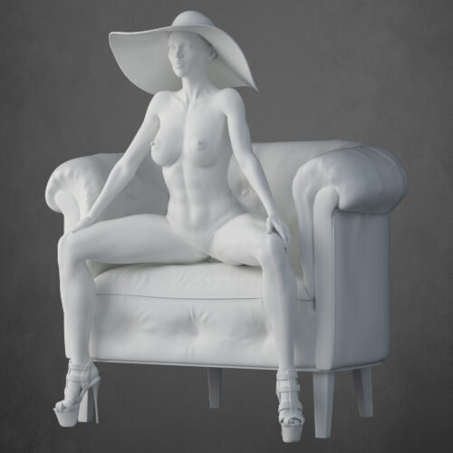 FASHION GIRL ASSISE CANAPÉ 01